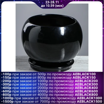 

Flowerpot Ball, premium, black, 1 L 4309215