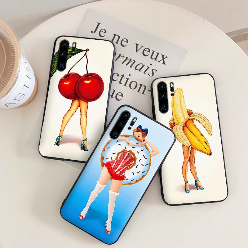 Милый нарядный комбинированный чехол s для huawei P10 P20 2019 P8 P9 Mini P30 LITE Huawi P Smart Z 2018 Pro