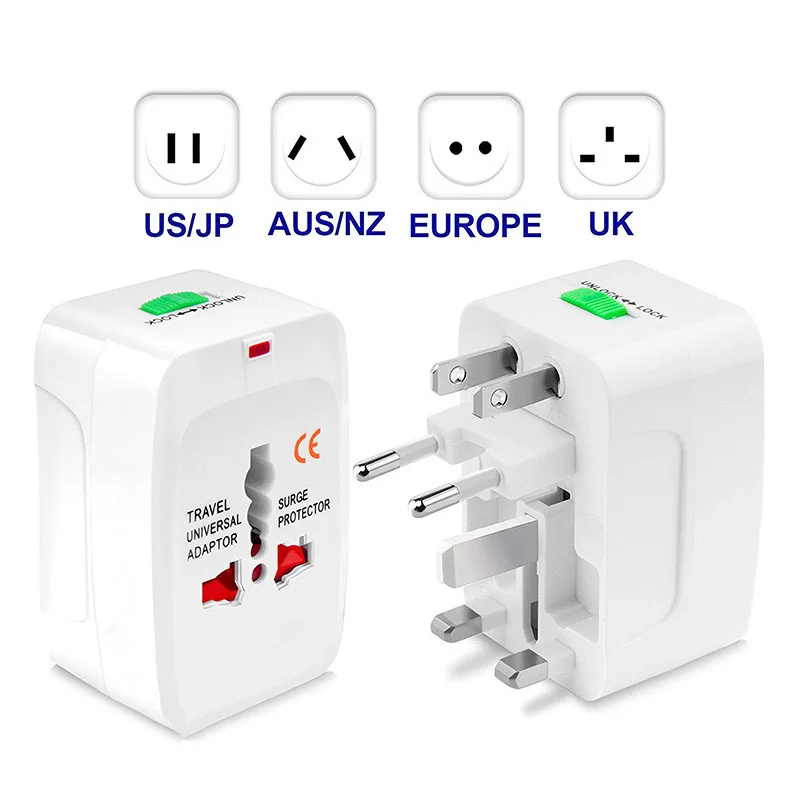 

90G UK To EU Europe Power Adaptor Plug Converter Travel Adapter European 2 Pin