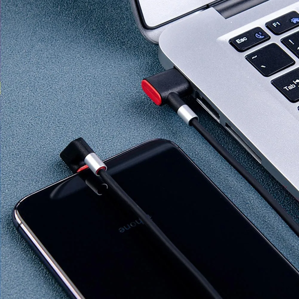 1Pc U-Bentuk Ponsel Kabel Data USB Mikro/Tipe-C untuk Kabel S8 mi8 2A Data Cepat Xiaomi S9 Pengisian Trans W4G3