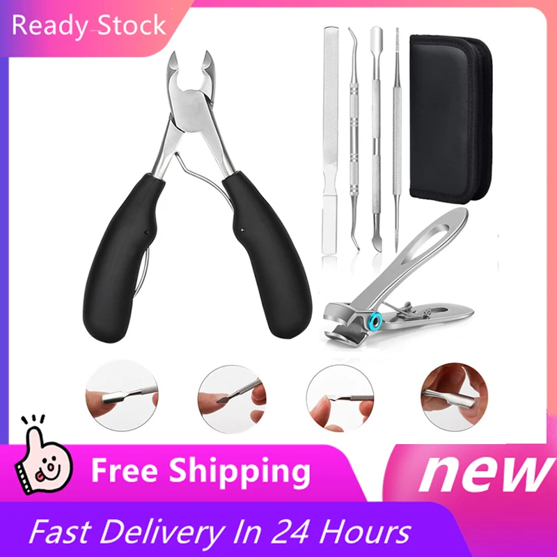 

New Scissors Toe Nail Clippers Set Dead Skin Pliers Nails Cutting Pliers Pedicure Nail Groove Inflammation Manicure Tool
