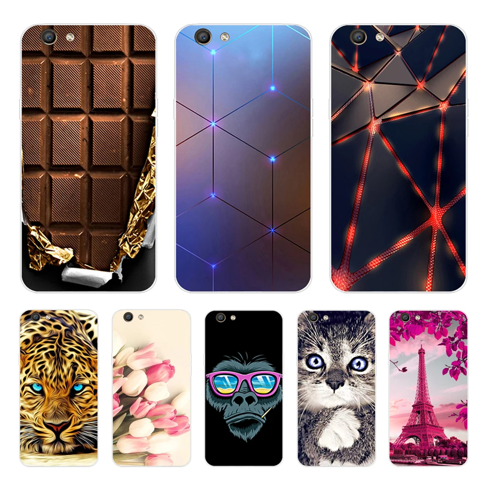 

for oppo f1s Case Case Cover 5.5'' Silicone Soft TPU Cute Back Cover For oppo a59 f1s a59m a1601 Phone Cases Fundas Coque A 59