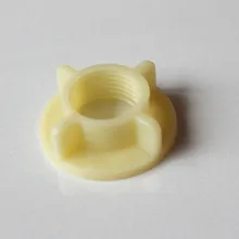 Qi ультра-горячая пластиковые гайки кран фиксированная гайка Сантехника Оборудование смесители и круг 4 точки фиксированная крышка