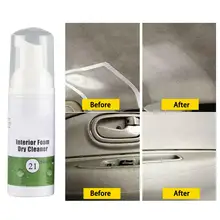 50 мл Автомобильная внутренняя кожаная Чистящая пена, средство для сухой чистки, средство для ухода за интерьером, средство для восстановления кожи