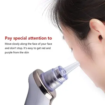 

1 1 Set Electric Vacuum Suction Cleaner Face Cleaning Blackhead Removal Black Spot Multifunctional Facial Cleansing Machine with