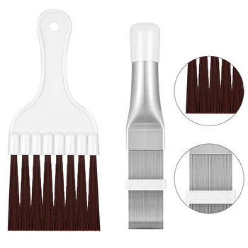 

Repair Tool Cleaning Brush Fin Comb Anti Slip Portable Manual Home Radiator Universal Air Conditioner Condenser Stainless Steel