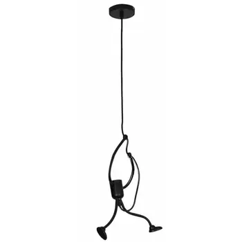 

Iron Little Man Chandelier Cartoon Doll Chandelier Swing Villain Chandelier Led Ceiling Lamp Home Living Room Decoration