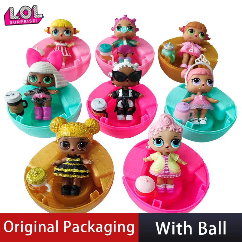 

Original LOL SURPRISE Dolls DIY Lol Ball with Genuine Box Puzzle Toys Capsule Girl Toy Surprise Dolls Egg Blind Boxed