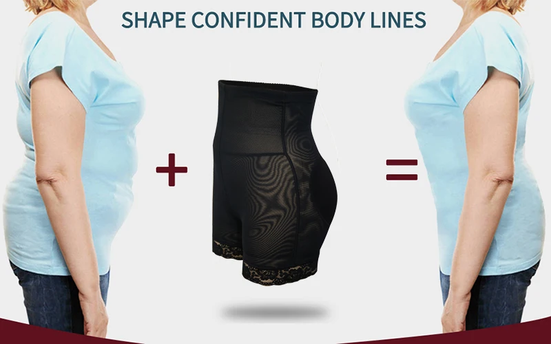 Womens Padded Shapewear Hip Enhancer Shorts High Waist Body Shaper Buttocks Pad Panties Butt Lifter Booty Waist Trainer Control best body shaper