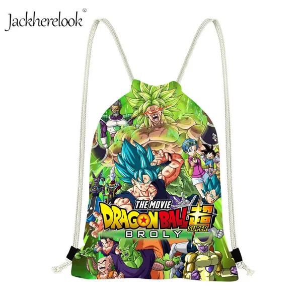 Крутой Жемчуг дракона Z Супер Broly Drawstring сумки для детей мальчиков Аниме Драконий жемчуг зет ультра Instinct рюкзак с Гоку путешествия тренажерный зал обувь упаковка для хранения - Цвет: HK3156Z3
