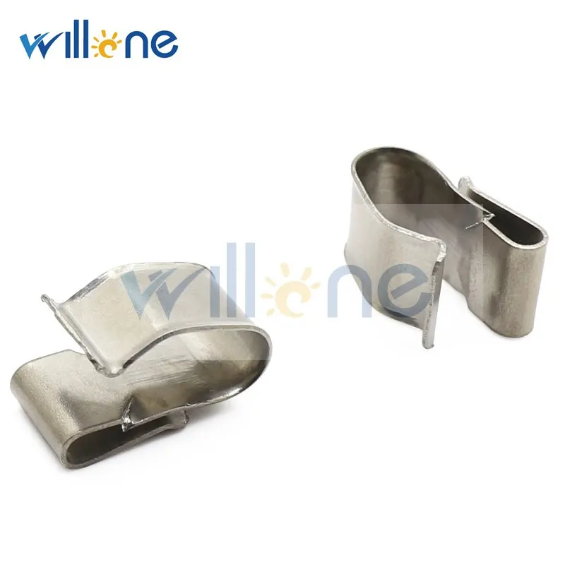 Clips de Cabo de Energia Fotovoltaica para Fixação do Cabo de Energia Willone Frete Grátis Inoxidável Solar 100pcs Aço Mod. 145760 9 Cheap Presilha de cabos