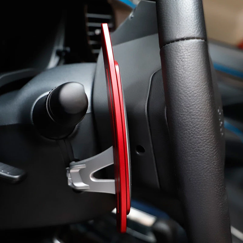 Для Mitsubishi Lancer EX 2008- красочный Алюминиевый автомобильный Стайлинг рулевое колесо DSG сдвиг весло расширение переключения передач 2