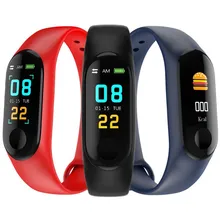 Фитнес-браслет CARCAM SMART BAND M3 шагомер, пульсометр, IP67, артериальное давление