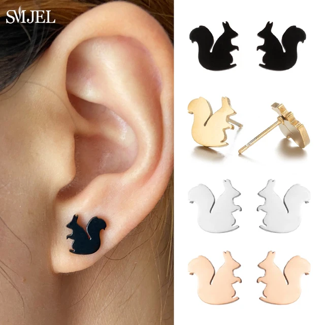 Enamel Stud Earring Jewelry - Stud Earrings Women A-z Jewelry Christmas  Gift - Aliexpress