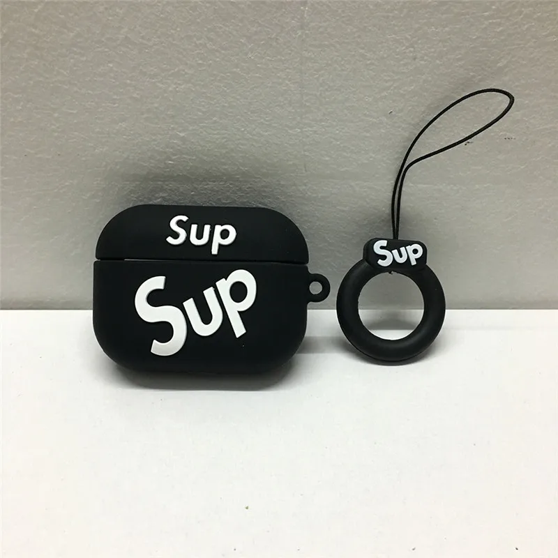 Чехол для Airpods pro, силиконовый чехол с мультяшным рисунком для Apple Airpods, чехол с милыми 3D наушниками, чехол для наушников для Earpods, Рождество - Цвет: 17