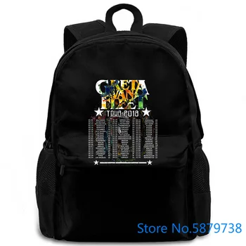 

Rare GRETA VAN FLEET TOUR DATES to Hip Hop Novelty Brand women men backpack laptop travel school adult student