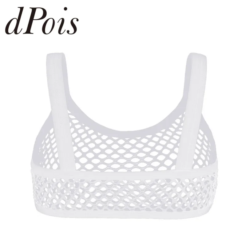 Сексуальный женский топ на тонких бретельках, прозрачная бра с сеткой, женское нижнее белье, однотонный топ на бретельках