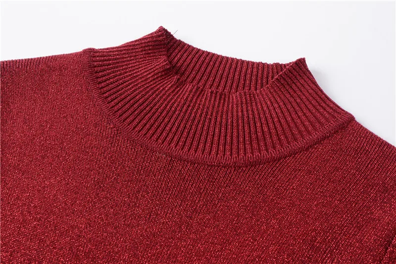 Neophil Винтаж молния пояса трикотажная миди Для женщин платья зимний ...