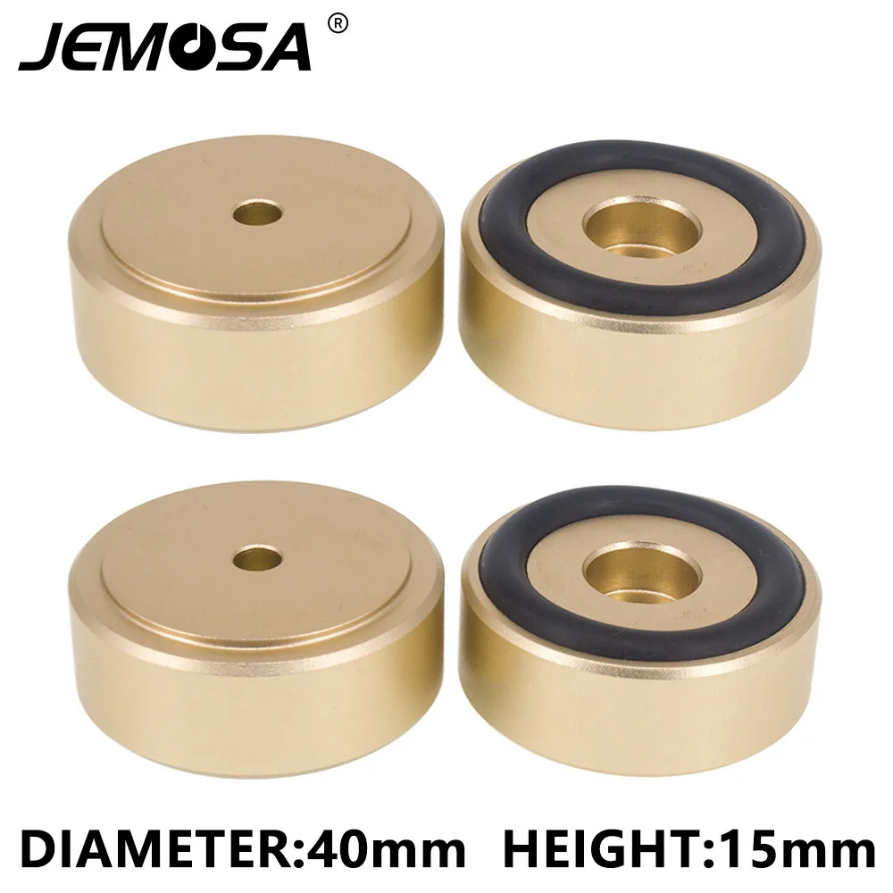 4 pces 40*15mm alumínio amplificador pés amortecedor