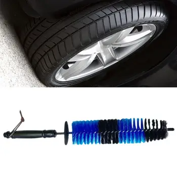

Auto Car Vehicle Wheel Rims Tire Tyre Steel Wire Brush Washing Cleaning Tool Multifunction