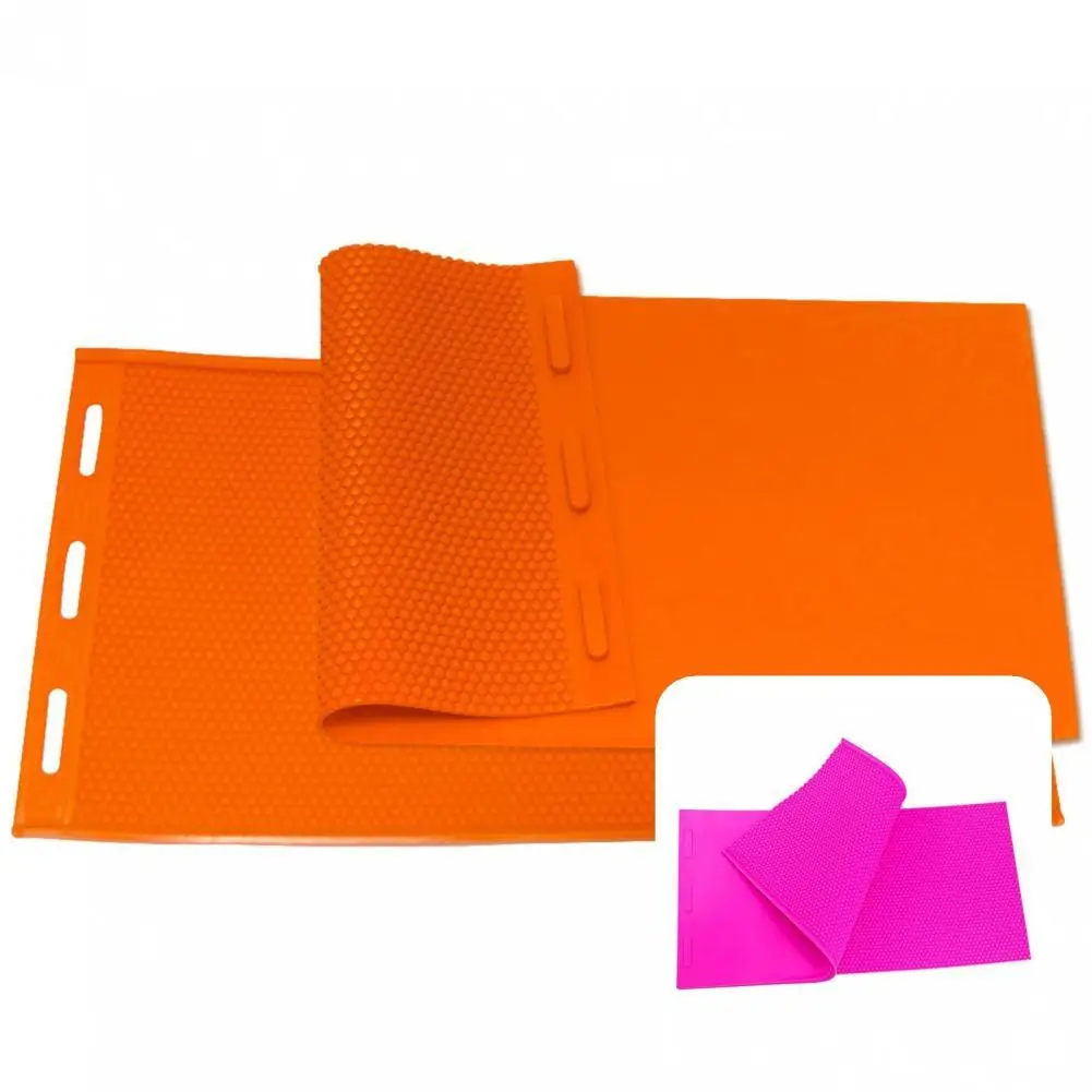 

5 Colors Beehive Wax Mold High Flexibility Long Lasting Great High-Temperature Resistant Beeswax Sheet Mold