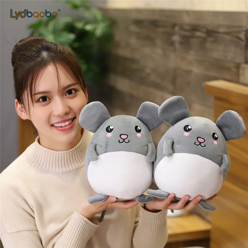 1 шт. 25 см новинка Kawaii серая крыса плюшевая игрушка плюшевые игрушки для девочек