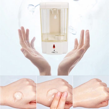 

900ml Automatic Soap Dispenser Touchless Foam Liquid Soap Dispenser Hand Washing Smart Sensor For Bathroom Kitchen Toilet Office