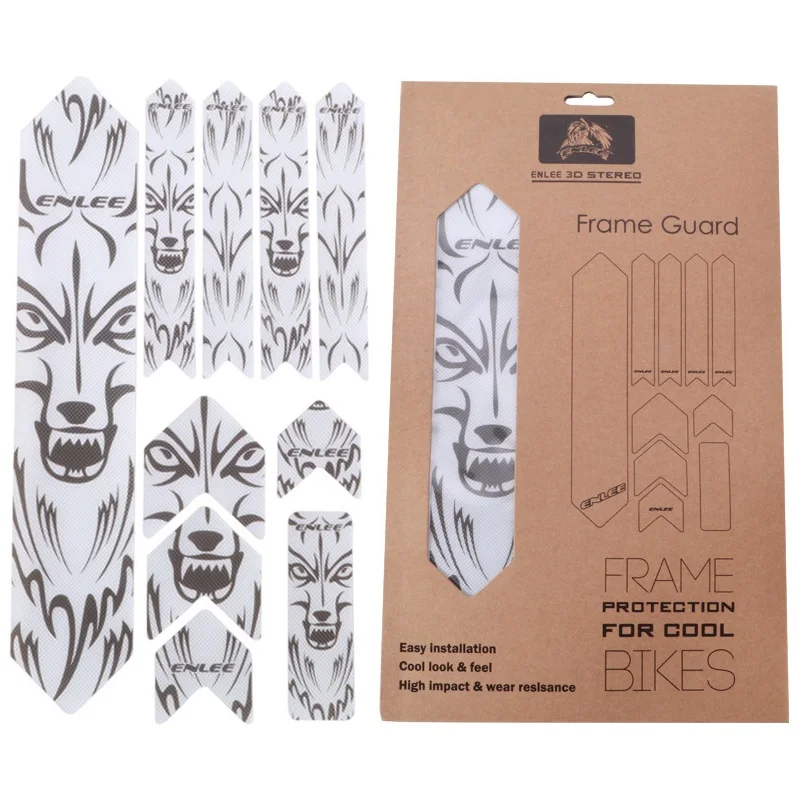 

2019 Bicycle DIY Personality Graffiti Mountian Bike Sticker Protection Stickers MTB Innovative Repair Cover Scratch Stickers