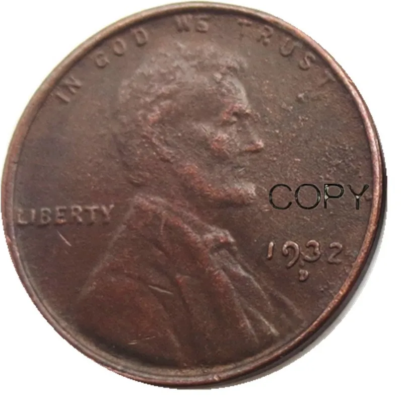 США один цент 1932 P/D/S копия монет