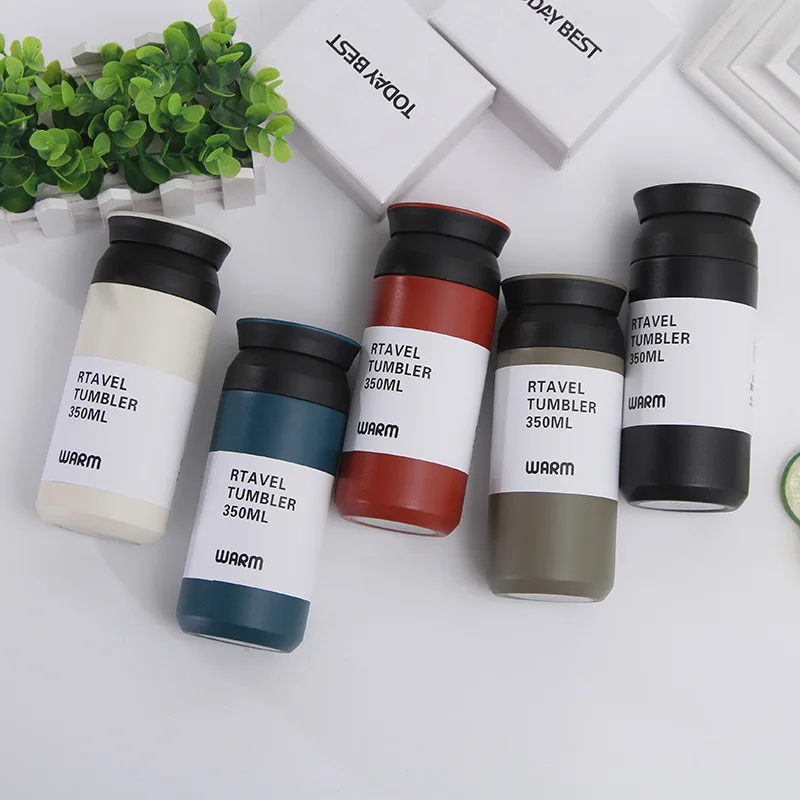 

New Style Creative Insulated Stainless Steel Bottle Outdoor Casual Tumbler Business Portable Coffee Cup Gift Customization Logo