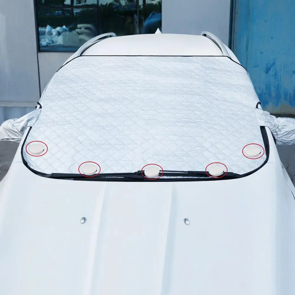 Housse De Pare-brise De Voiture 190x107 Cm - Imperméable, Protection Contre La Neige, La Glace Et Les UV - Pour Berlines Et SUV