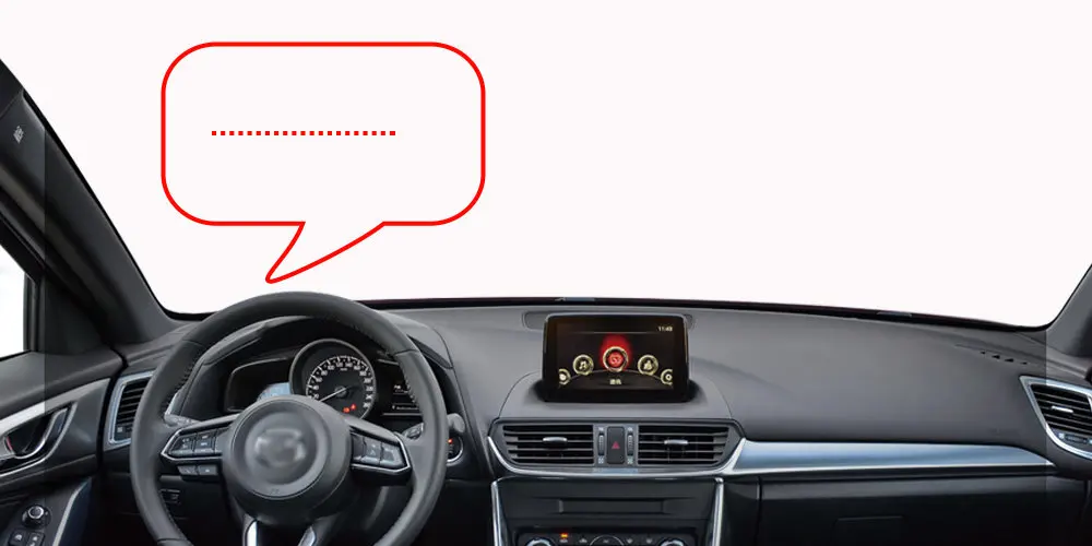 Liandlee For Mazda 6 For mazda6 HD Projector Screen Overspeed Alert Alarm Detector Car Head Up Display HUD