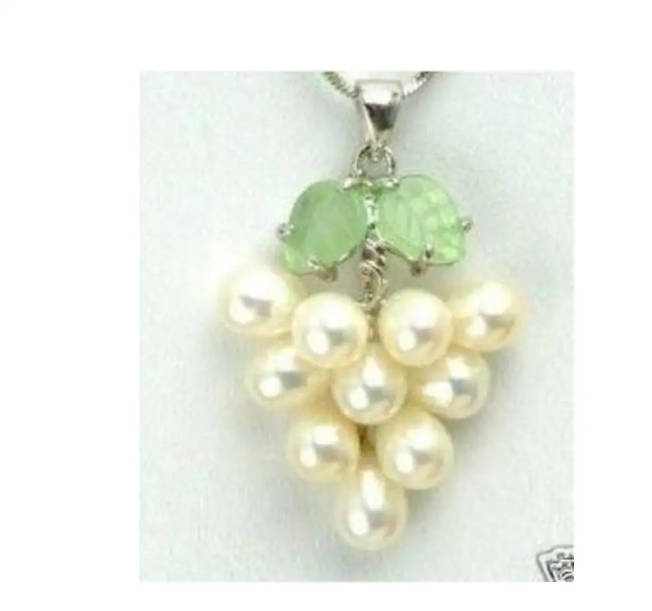 Free Shipping FANCY!White PEARL Genuine Freshwater Grapes shape Fashion Jewelry PENDANT | Украшения и аксессуары