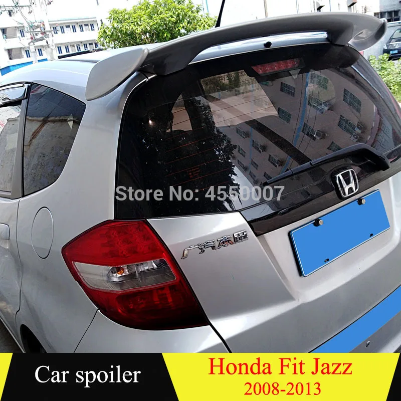 Спойлер для Honda Jazz Fit высококачественный АБС пластик праймер на заднее крыло