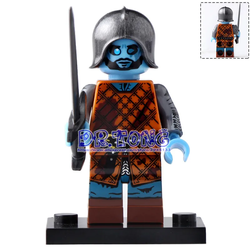 

20pcs Game of Thrones Final Season Figure Jon Snow Benjen Stark White Walker Wights Mormont Model Building Blocks Toys KT1024