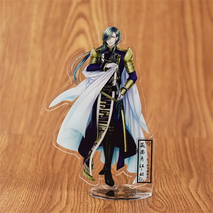 Аниме Touken Ranbu Online Ishikirimaru yamanbagirikunihiro Kasenkanesada Косплэй акриловый стол подставка фигурный модельный декоративная пластина - Цвет: Белый