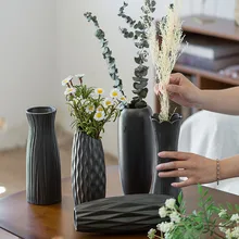 Современная Минималистичная Европейская керамическая ваза из гидропоники, стеклянная ваза, креативная настольная посадочная ваза, украшения для гостиной