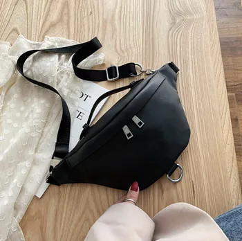 

Fashion Women's Bags Belt Bag Big Capacity Nylon Metal Buckle Bag Jin Mantang 2020 New Bag Satchel Belly Band Waist Bag