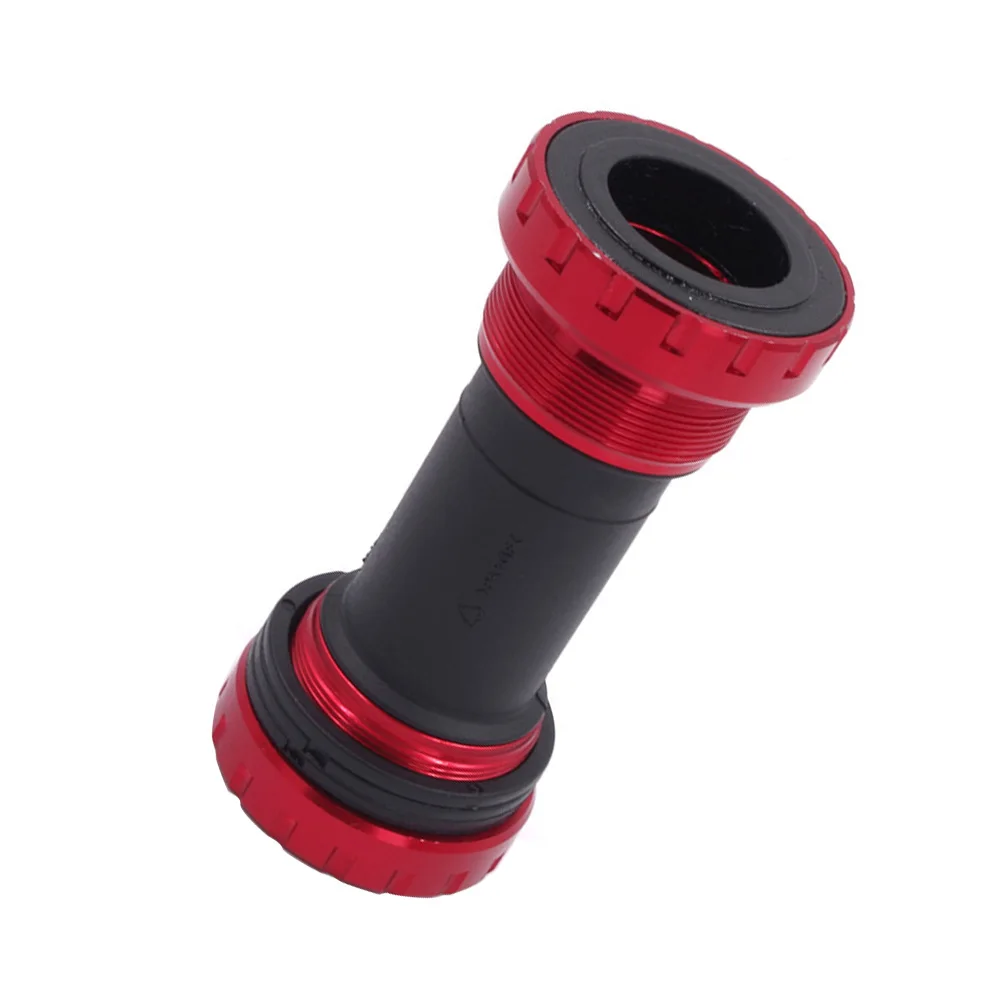 Red 68 to 73mm Подшипниковая нить легкая одежда устойчивая езда Велоспорт Замена оси горный велосипед Профессиональный Нижний Кронштейн - Color: Red 68 to 73mm