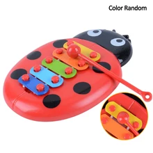 Детские насекомые руки Стук фортепиано ксилофон пластиковые ленточные инструменты шумовой оркестр инструменты ранняя музыка случайный цвет