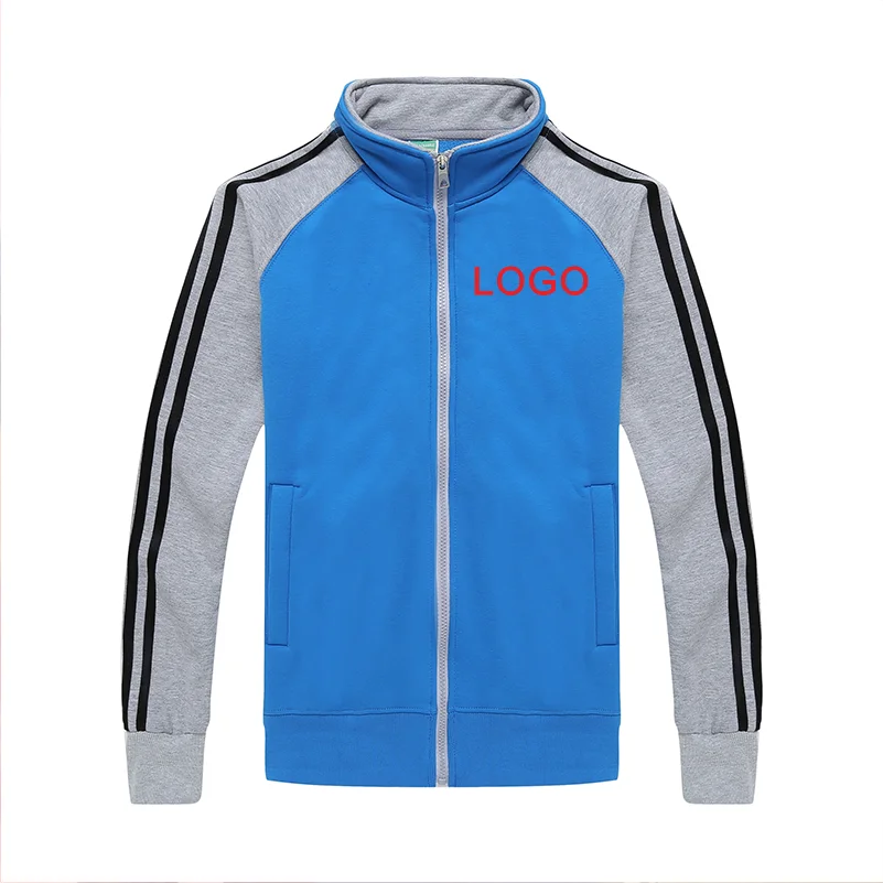 YOTEE autumn and winter thickening high quality stand collar zipper sweater jacket personal company group custom LOGO custo