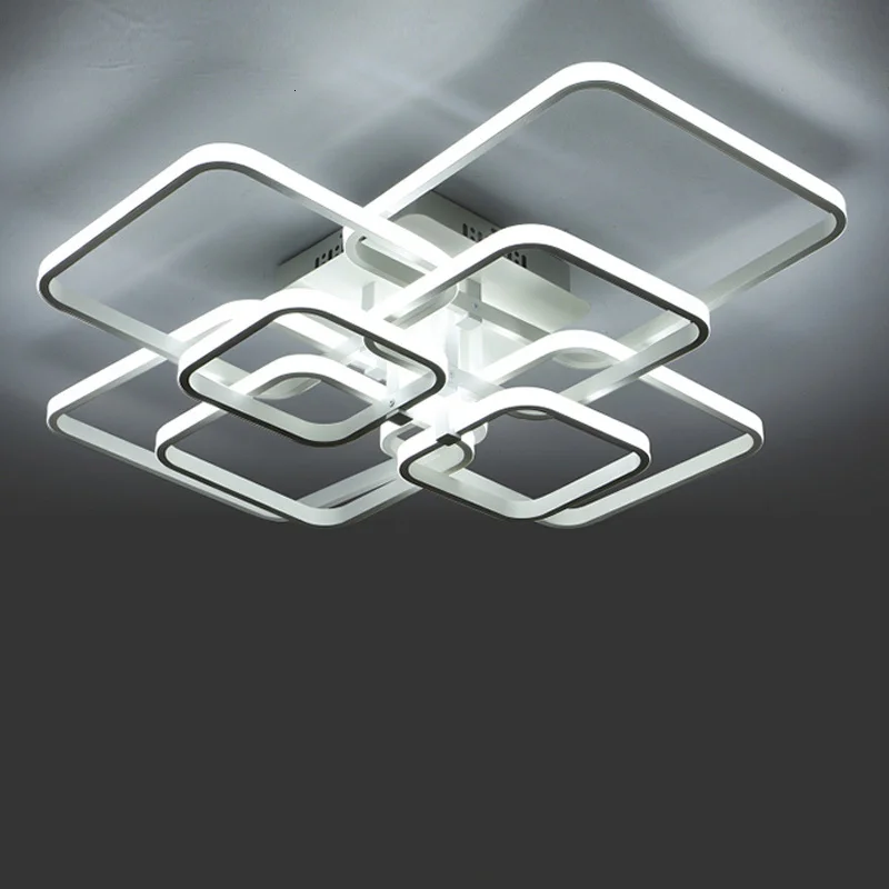  Touch Remote Dimming Modern plafon LED Ceiling Lamp Fixture Aluminum Dining Living Room Bedroom Lig - 32791155884