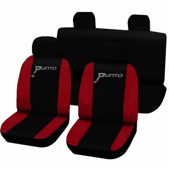 

COPRISEDILI AUTO BICOLORE SPECIFICHE FIAT GRANDE PUNTO 3 POSTI FODERE ROSSO