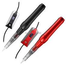 Новейшие профессиональные электрическая машинка для татуировок ручка для микроблейдинга 3D полу Перманентный макияж бровей, губ, подводка для глаз Tattoo Машины