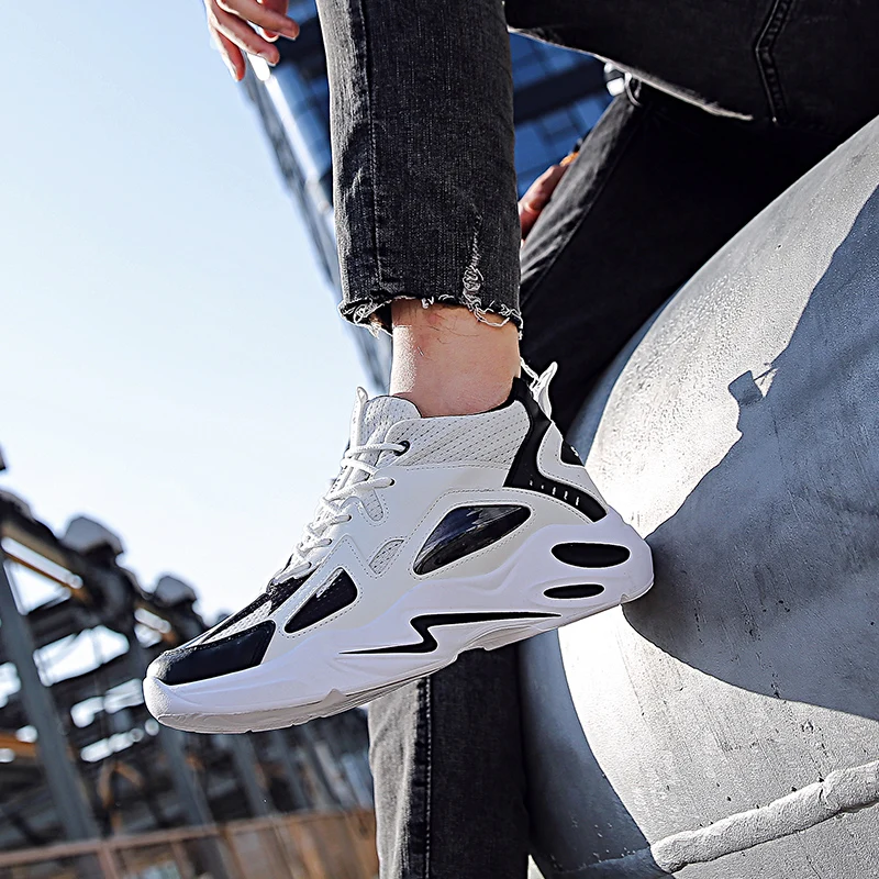 

Autumn Winter Hot Sale Fashion Mens Casual Shoes Breathable Trend Sneakers Shoes Mens Lace Up Shoes For Walk Design Sneakers