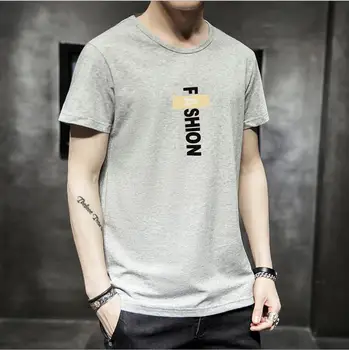 

ZNG 2019 Summer Hot Selling Men O neck T shirt Cotton Short Sleeve Tops High Quality Casual Slim Fit Classic Brand t shirts