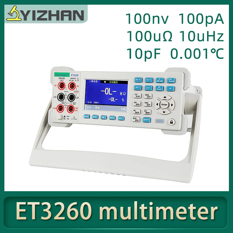 YIZHAN автоматический 22000 отсчетов Цифровой мультиметр ET3240 ET3255 ET3260 на