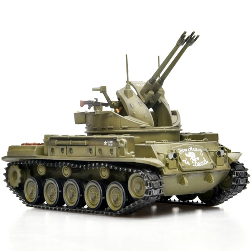 

1/72 Alloy Die-casting US Army M42 Anti-aircraft Gun, Anti-aircraft Gun, Tank, Military Weapon Model, Adult Toy Collection Gift