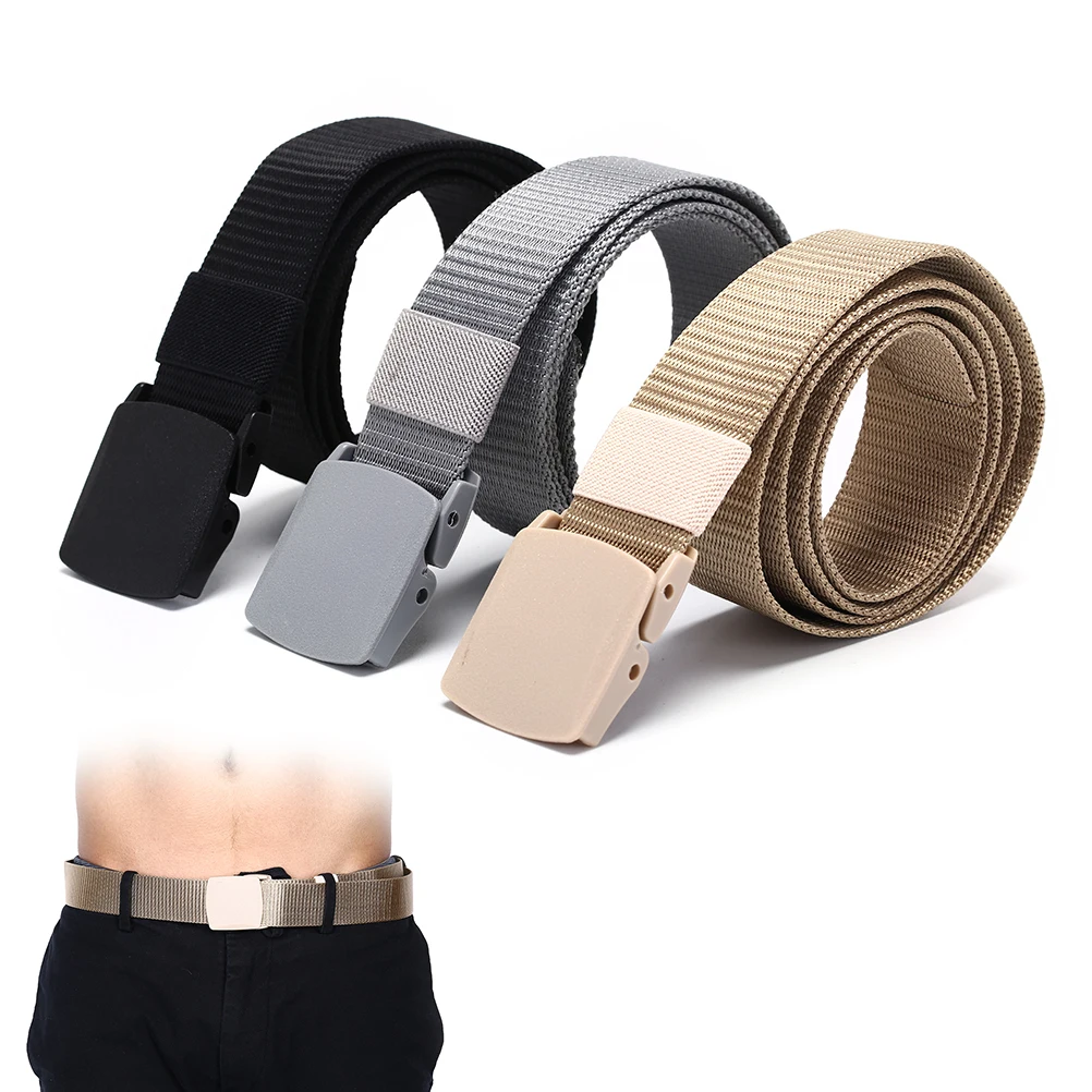 1PC 115CM Length Outdoor Military Tactical Belt Plastic Buckle Nylon Waist Belts Multicam Molle Automatic Army | Спорт и развлечения