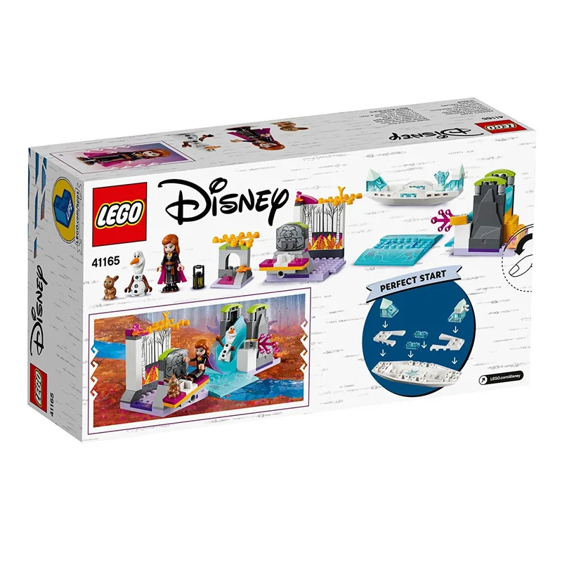 

October New Products Lego LEGO Disney Princess Series 41165 Anna's Canoe Adventure Small Particles